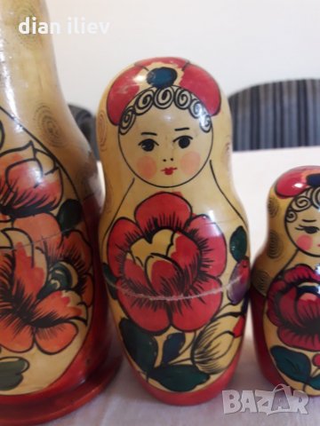 Стари руски матрьошки, снимка 6 - Колекции - 27389566