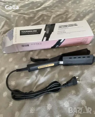 Професионална турмалинова преса за коса с йони
