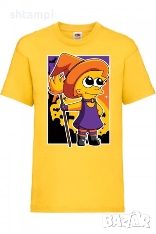 Детска тениска The Simpsons Lisa Simpson 02,Halloween,Хелоуин,Празник,Забавление,Изненада,Обичаи,, снимка 8 - Детски тениски и потници - 38158444