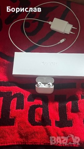 Продавам Аpple watch series 9 45mm и AirPods слушалки със зарядно, снимка 1 - Аксесоари за Apple - 39221806