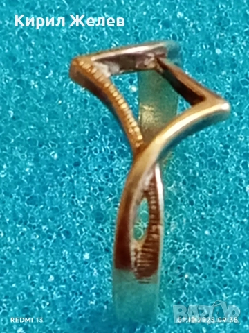 Марков сребърен АРТ НУВО пръстен дизайнерски модел 21407, снимка 9 - Пръстени - 52600858