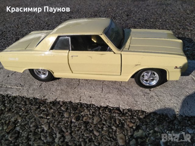 Метален модел на ,,Шевролет " 1968. М-1:24., снимка 6 - Колекции - 40623171