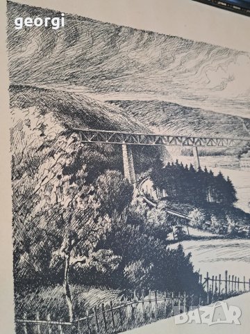 Стара картина графика , снимка 3 - Картини - 47726738