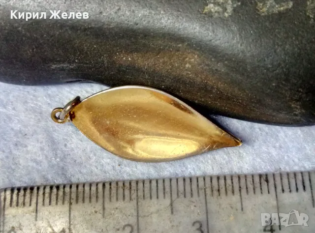 НЕЖЕН ЕМАЙЛИРАН ПОЗЛАТЕН АР НУВО СТИЛ ПЕНДАНТ МЕДАЛЬОН ФИНА ХУДОЖЕСТВЕНА ИЗРАБОТКА 56401, снимка 4 - Колиета, медальони, синджири - 48818745