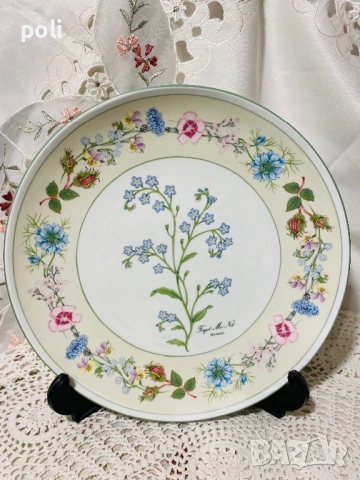 порцеланова чиния за стена 2 , снимка 2 - Декорация за дома - 52010370