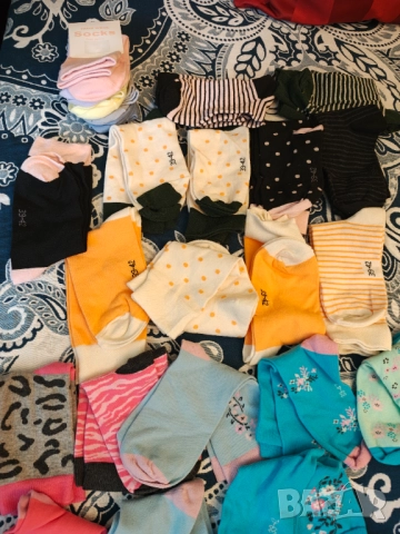 53 чифта памучни маркови чорапи, снимка 6 - Дамски чорапи - 51552574