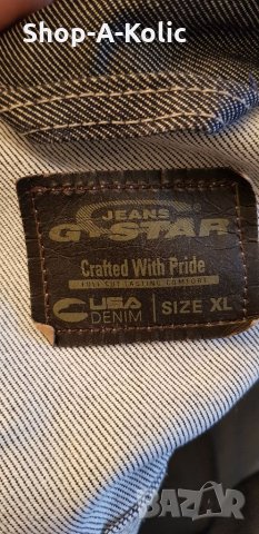 Vintage Men's G-Star Raw Denim Tailor Jacket, снимка 9 - Якета - 35222016
