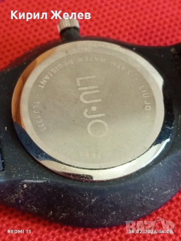 Елегантен дизайн дамски часовник Liu - Jo силиконова каишка много красив 51834, снимка 5 - Дамски - 53484027