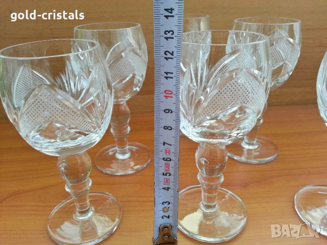 кристални чаши Рамона , снимка 2 - Антикварни и старинни предмети - 27821508
