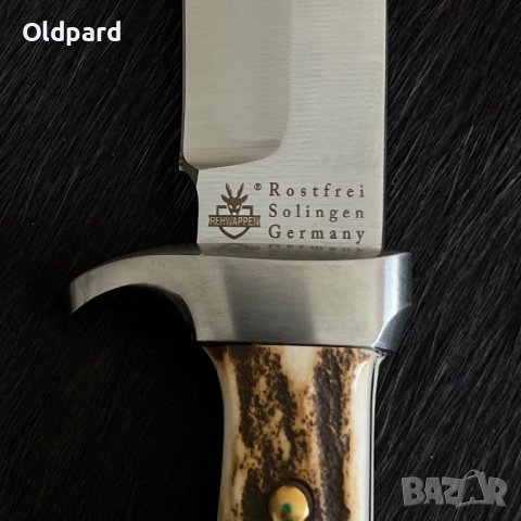 Класически немски Bowie ловен нож Linder Solingen. (169216), снимка 3 - Ножове - 40069486