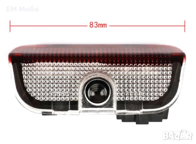 LED Плафони за вратa с лого за VW Volkswagen Passat B6 B7 B8 CC Tiguan Touareg Golf Jetta Polo, снимка 4 - Аксесоари и консумативи - 43670006