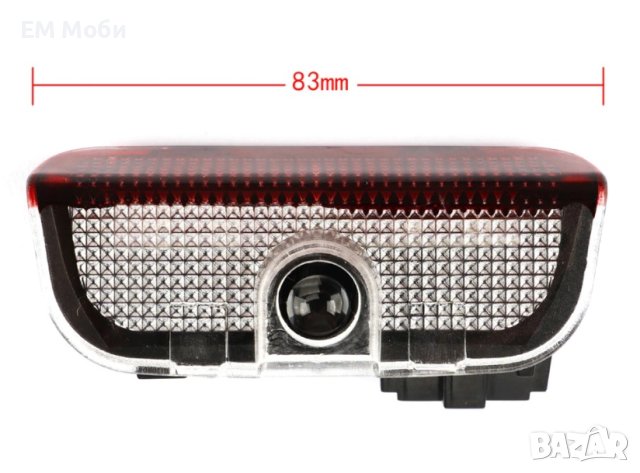LED Плафони лампа за врати с проектор лого за VW Volkswagen Passat B6 B7 B8 CC Tiguan Touareg Golf , снимка 4 - Аксесоари и консумативи - 43670155