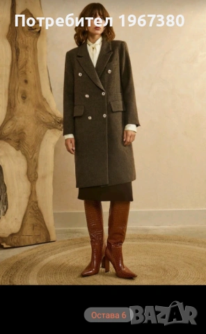 Вълнено палто, снимка 8 - Палта, манта - 53566923
