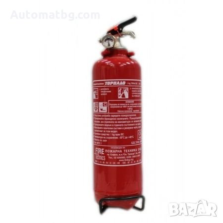 Пожарогасител Automat, за кола Торнадо, клас АВС, 1 кг., снимка 1 - Аксесоари и консумативи - 27899323