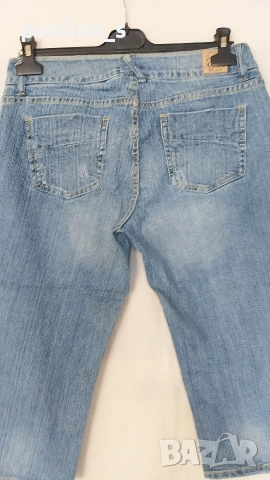 Три различни броя / Дамски маркови дънкови бермуди , снимка 5 - Къси панталони и бермуди - 53162100