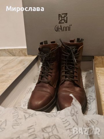 Дамски боти от естествена кожа на Gianni/Джианни, 39 номер.