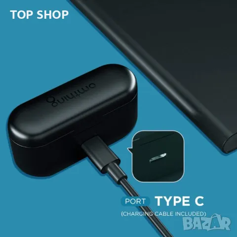 Нови безжични слушалки Bluetooth 5.0 водоустойчиви спортни с кутия за зареждане, снимка 7 - Bluetooth слушалки - 49451075