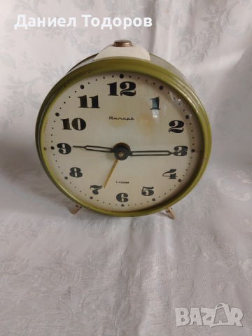 Стар Руски Механичен Будилник -Янтар -. СССР. - Работи и Звъни, снимка 11 - Колекции - 44878534