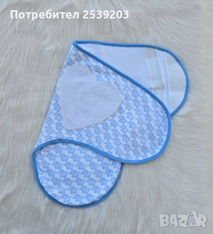 Антистрес пелена за бебе от 0 до 3 месеца, снимка 3 - Спално бельо и завивки - 51363306