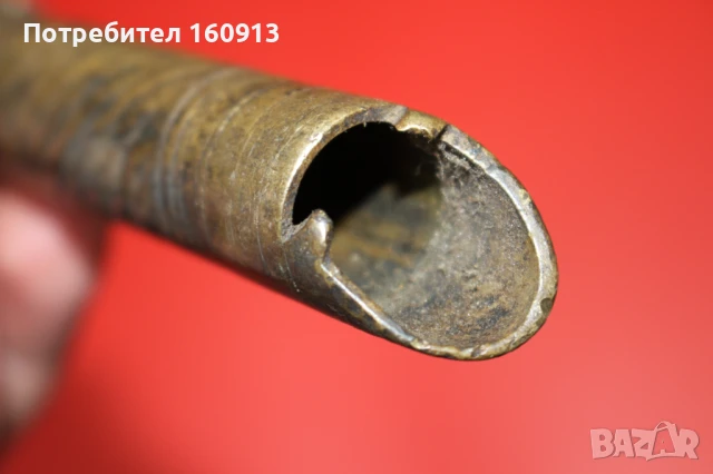 Османски балкански дозатор за барут за кремъчни капсулни пушки пищови., снимка 10 - Антикварни и старинни предмети - 51121463