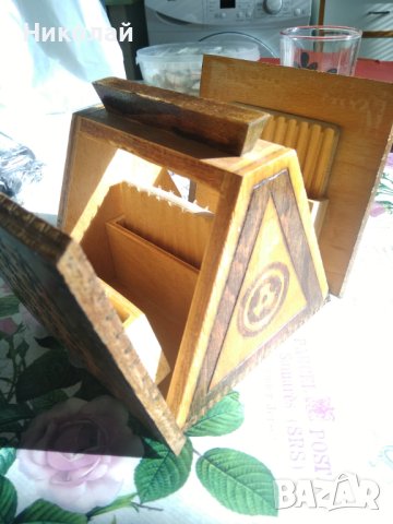 Дървена кутия за цигари, снимка 9 - Колекции - 43058215