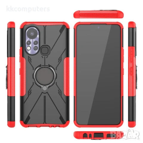 Infinix Hot 11S Удароустойчив Ring Holder Калъф и Протектор, снимка 7 - Калъфи, кейсове - 50728113