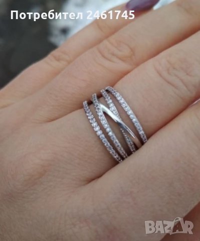 Сребърен пръстен с печат, снимка 2 - Пръстени - 35411971