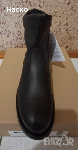 Кожени боти 42 и 43 номер--черни, снимка 5 - Мъжки боти - 51645972
