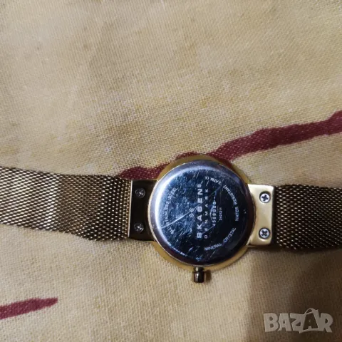Дамски Skagen колекция LEONORA референтен номер Skagen 456SRR1 прецизен кварцов механизъм инкрустаци, снимка 4 - Дамски - 48453050