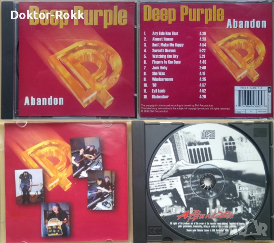Deep Purple - CD - неофициални издания на диск, снимка 2 - CD дискове - 52949539