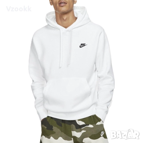 Мъжко горнище Nike Sportswear Club Fleece | M размер, снимка 2 - Суичъри - 52706021