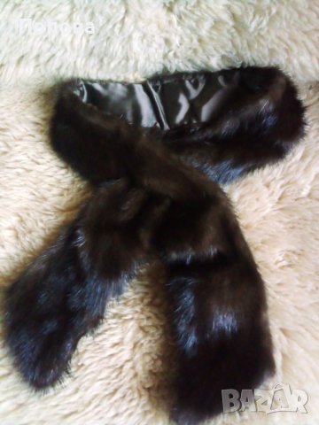 Шал от норки /цели кожи/