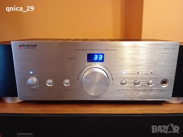 Advance Acoustic max-150, снимка 2 - Ресийвъри, усилватели, смесителни пултове - 48324719