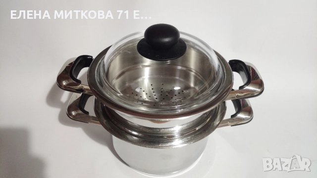 Комплект масивни немски тенджери от 3 части