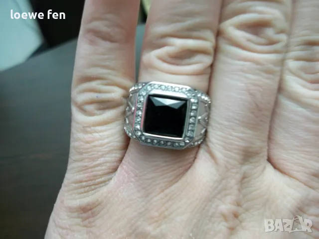 Iced Cult Silver - мъжки пръстен много красив медицинска стомана 316L, снимка 4 - Пръстени - 49550101