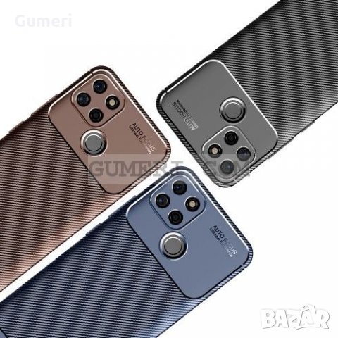 Realme 7i Карбонов Удароусточив Гръб с допълнителна защита за задната камера, снимка 2 - Калъфи, кейсове - 32446793