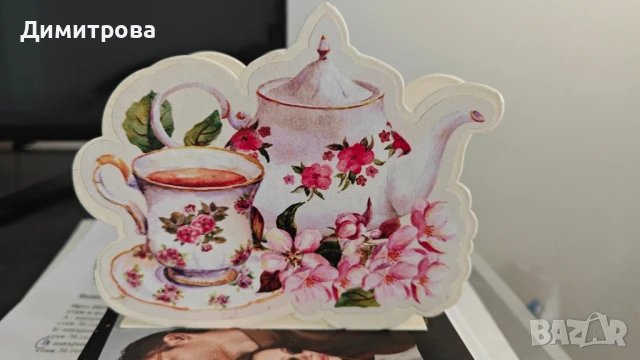 Салфетник с флорални мотиви, снимка 4 - Аксесоари за кухня - 50866247