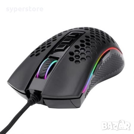 Мишка Геймърска USB Redragon Storm Elite M988 Черна 16000dpi 9btns RGB подсветка, снимка 2 - Клавиатури и мишки - 35094695