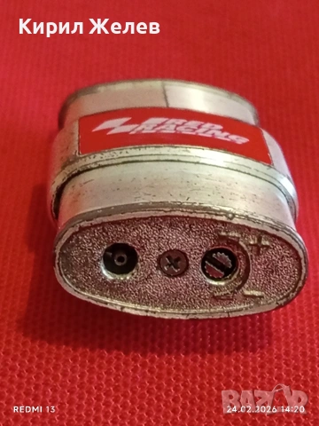 Метална запалка RED RACING работи иска зареждане за КОЛЕКЦИЯ ДЕКОРАЦИЯ 34898, снимка 4 - Запалки - 53605668