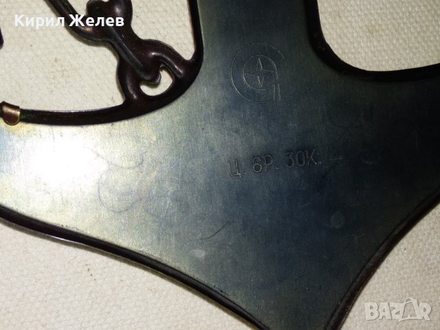 ЛЕНИНГРАД Стар СССР КАПИТАНСКИ МЕДЕН ФИГУРАЛЕН СТАЕН МЕХАНИЧЕН ТЕРМОМЕТЪР КОТВА КОЛЕКЦИОНЕРСКИ 42751, снимка 12 - Антикварни и старинни предмети - 43875661