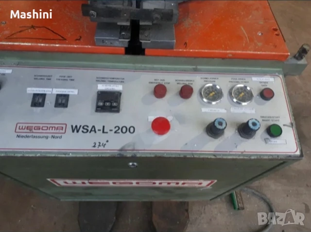 Едноглава залепваща машина WEGOMA-Германия за дограма, снимка 2 - Други машини и части - 50631541