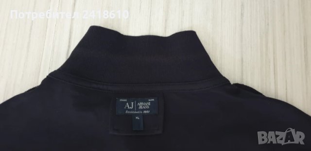 Armani Jeans AJ Badge Logo 3/4 Zip Stretch Cotton Mens Size M  ОРИГИНАЛ! Мъжка Тениска!, снимка 18 - Тениски - 51271734