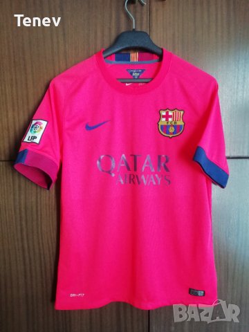 Barcelona Pique Nike оригинална тениска фланелка Барселона Пике 2014/2015 Away S, снимка 2 - Тениски - 42984680