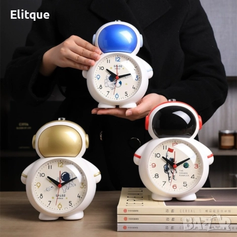 Творчески детски часовник Астронавт 14cm*11m*6.5cm, снимка 4 - Други - 52895005