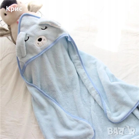 Бебешка кърпа-пелена хавлия за баня, снимка 3 - Други - 52697191