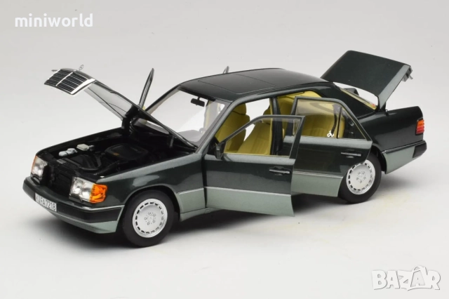 Mercedes-Brnz 230 E W124 1990 - мащаб 1:18 на Norev моделът е нов в кутия, снимка 2 - Колекции - 45502550
