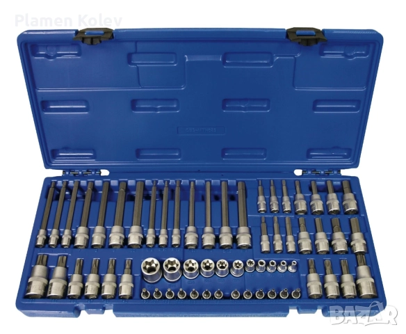 Cornwell Tools 62PC къси дълги звезди комплект /Hex Bit Set