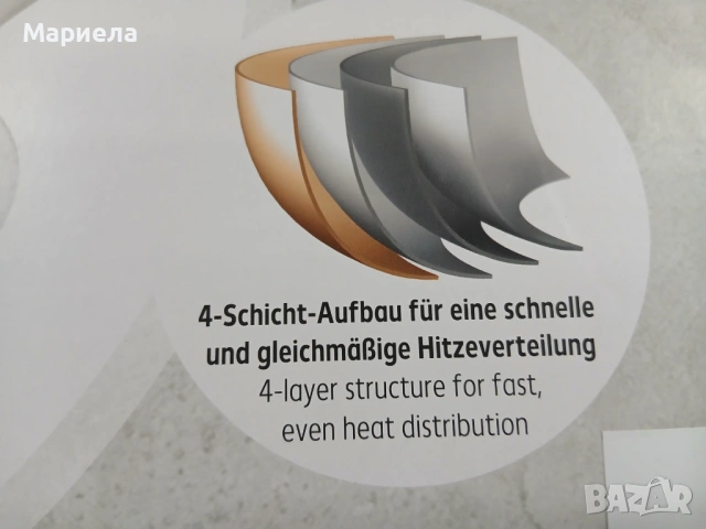 Тиган с меден слой 24см., снимка 7 - Съдове за готвене - 53560607