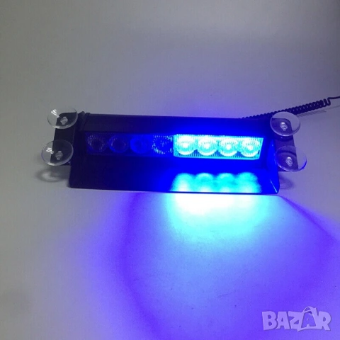 Сигнална лампа за стъкло 8 LED, снимка 4 - Аксесоари и консумативи - 53241425