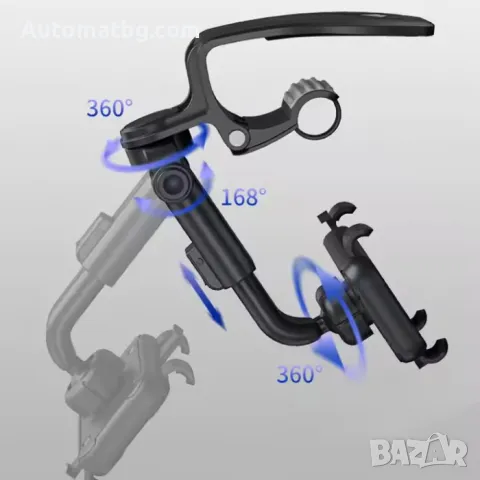 Поставка за телефон Automat, Стойка за сенник на МПС, Въртяща, снимка 3 - Аксесоари и консумативи - 48834521